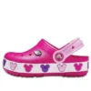 Zuecos Crocband Mickey Fun Lab Lights «Rosa y blanco»