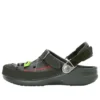 Zuecos Crocs x Barbour «Olive Plaid»