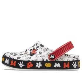Zuecos Crocs x Mickey Off Court «Blanco, negro y rojo»