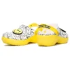 Zuecos de plataforma clásicos Crocs x Smiley World Charm «Yellow White»