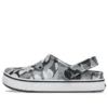 Zuecos estampados Off Court «Gris, negro y blanco»