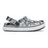 Zuecos estampados Off Court «Gris, negro y blanco»