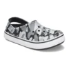 Zuecos estampados Off Court «Gris, negro y blanco»