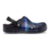 Zuecos Galaxy con correa peluda y forro Baya «Black Multi»