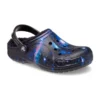 Zuecos Galaxy con correa peluda y forro Baya «Black Multi»