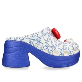 Zuecos Hello Kitty Siren «Blanco y azul»