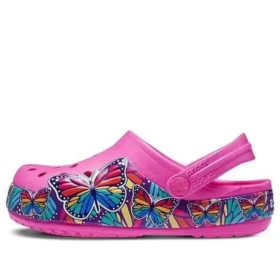 Zuecos ligeros Fun Lab Multi Butterfly Band «Pink Blue»