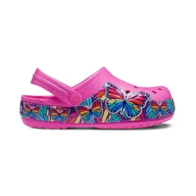 Zuecos ligeros Fun Lab Multi Butterfly Band «Pink Blue»