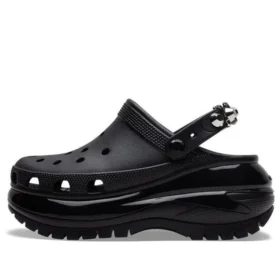Zuecos Mega Crush Rebel Rebel, negros