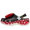 Zuecos Platform Clog clásicos Crocs x Minnie Mouse «Negro, rojo y blanco»