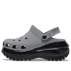 Zuecos reflectantes Mega Crush «Gris-Negro»