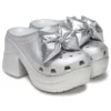 Zuecos Siren Metallic Bow «Silver» Zuecos Siren Metallic Bow «Silver»